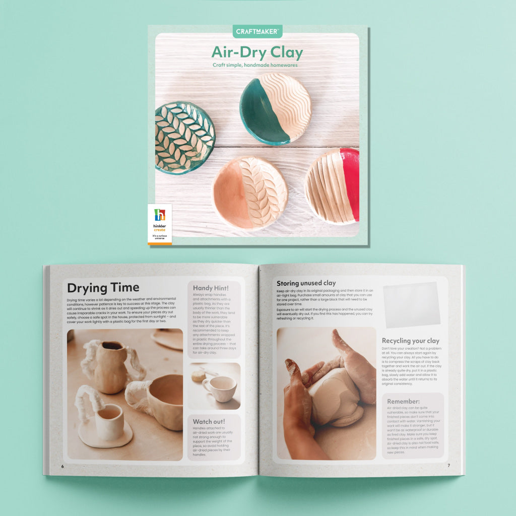 Hinkler Craft Maker Air-Dry Clay Kit Hinkler
