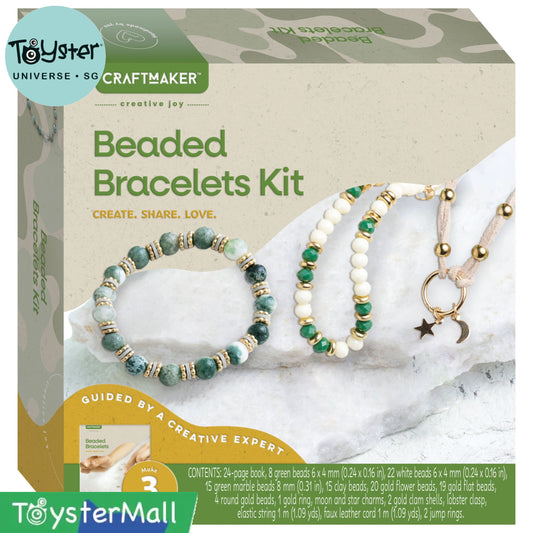 Hinkler Craft Maker Beaded Bracelets Kit CRAFT MAKER