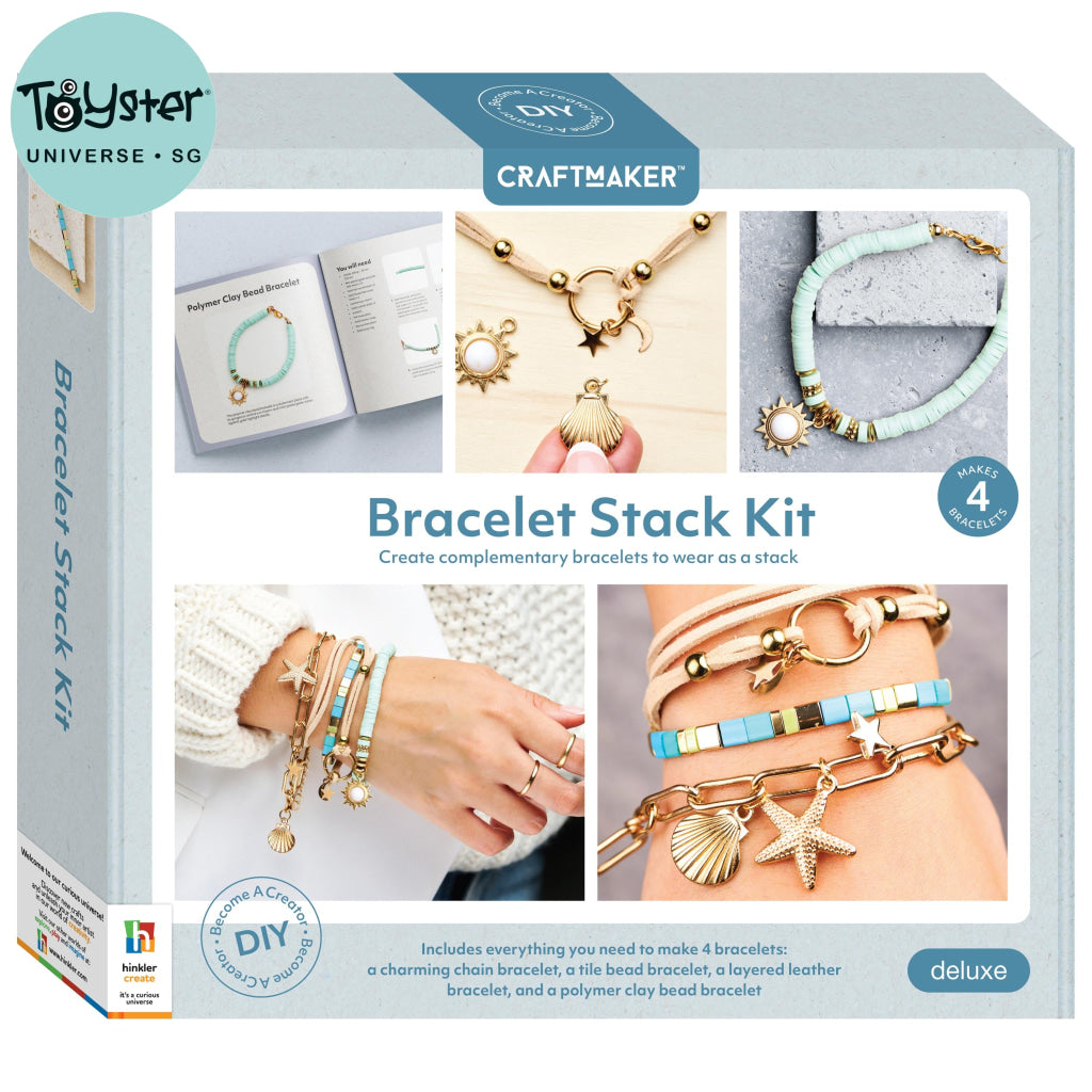 Hinkler Craft Maker Bracelet Stack Kit Hinkler