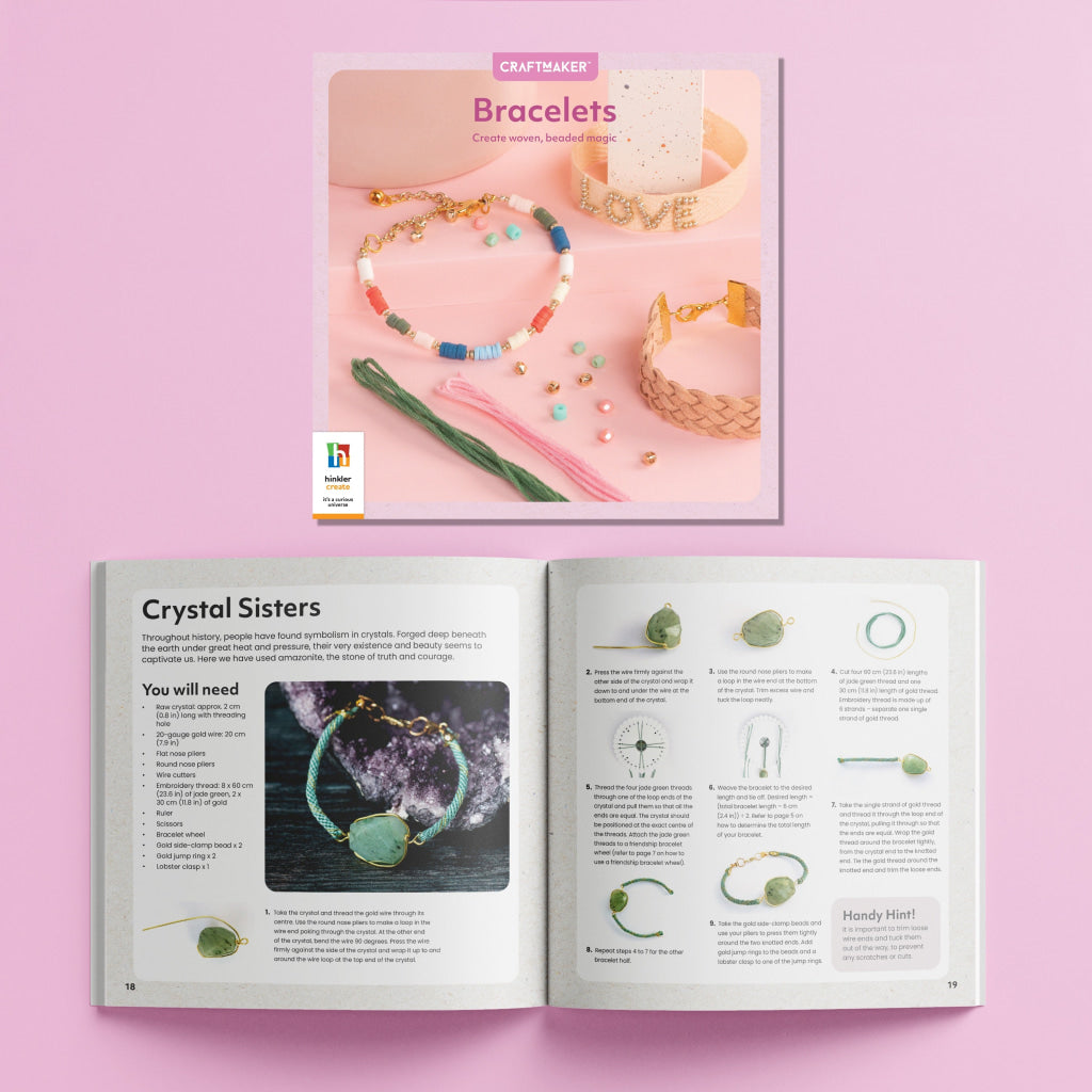 Hinkler Craft Maker Bracelets Kit Craft Maker