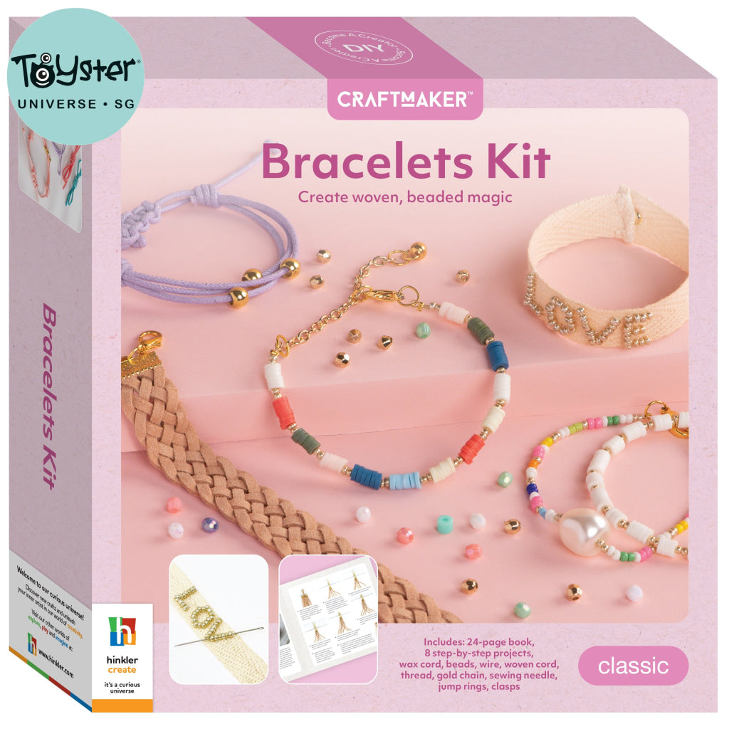 Hinkler Craft Maker Bracelets Kit Craft Maker