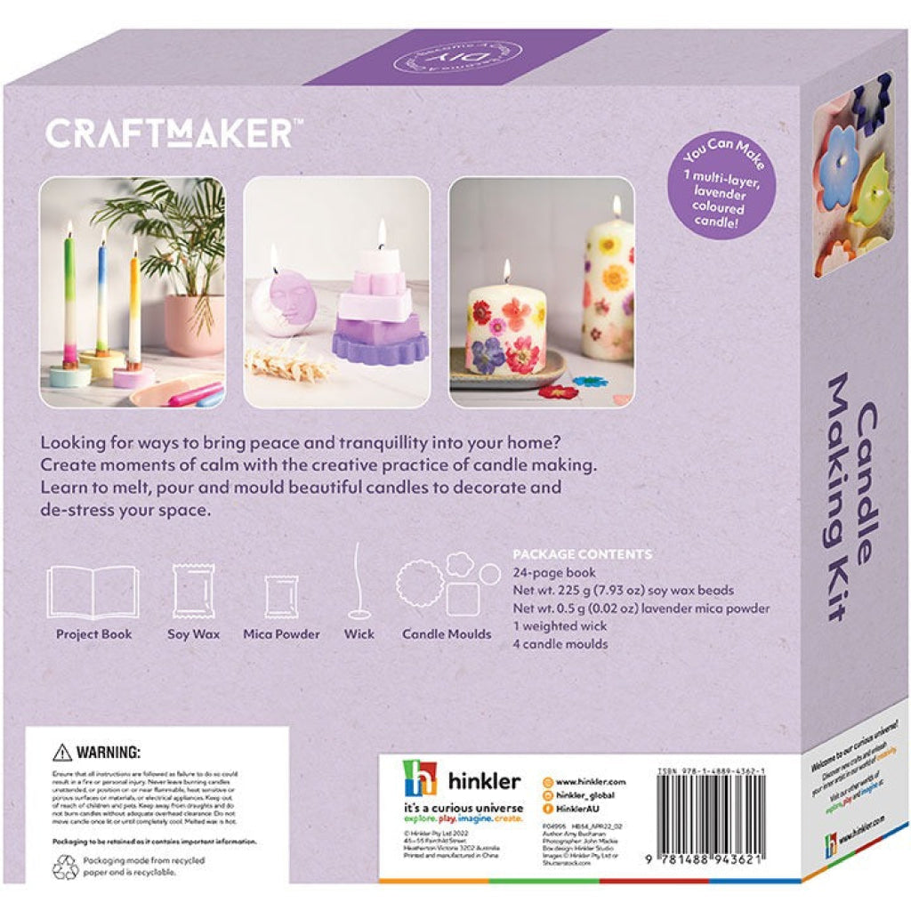 Hinkler Craft Maker Candle Making Kit CRAFT MAKER