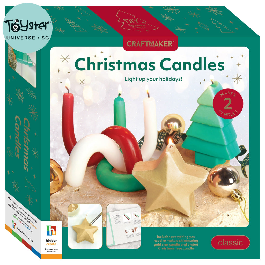 Hinkler Craft Maker Christmas Candles Kit Craft Maker