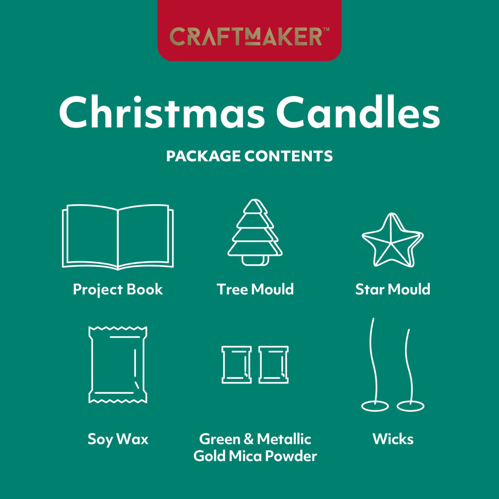 Hinkler Craft Maker Christmas Candles Kit Craft Maker
