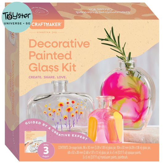 Hinkler Craft Maker Glass Painting Kit CRAFT MAKER