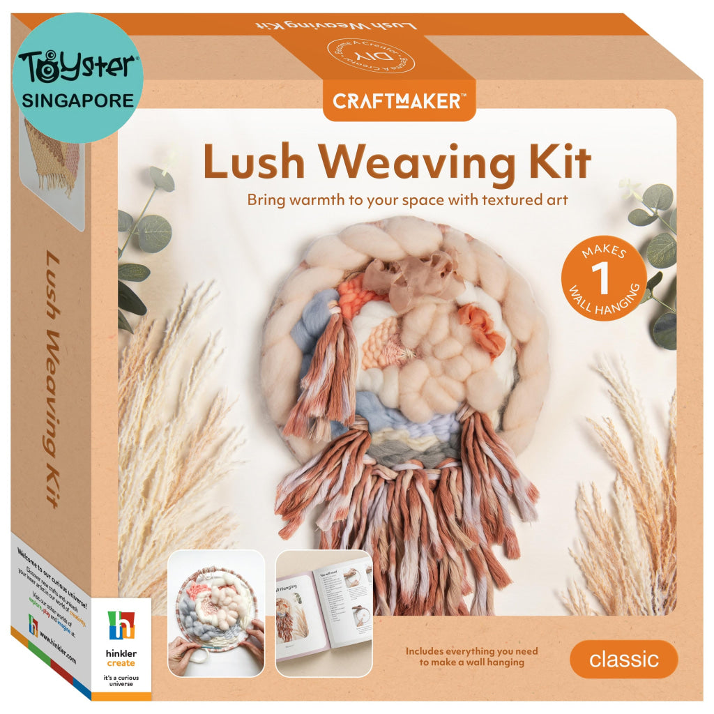 Hinkler Craft Maker Lush Weaving Kit Craft Maker