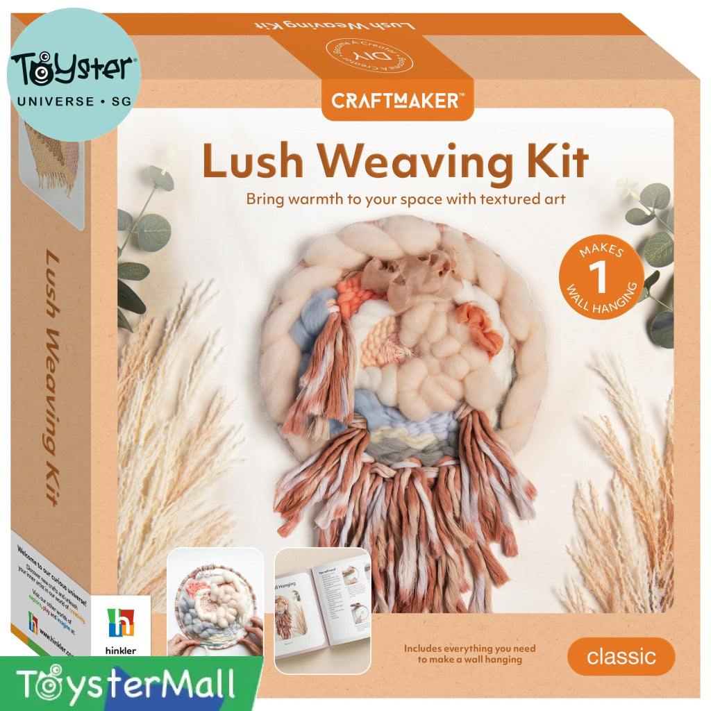 Hinkler Craft Maker Lush Weaving Kit Craft Maker