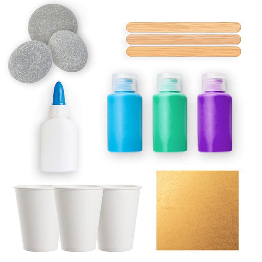 Hinkler Craft Maker Paint Pour Rock Art Kit Hinkler