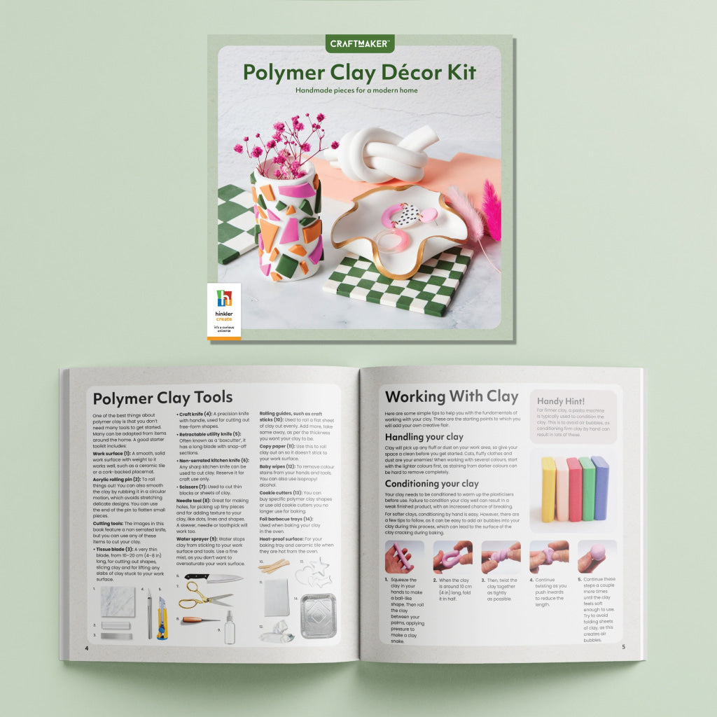 Hinkler Craft Maker Polymer Clay Home Decor Kit Hinkler