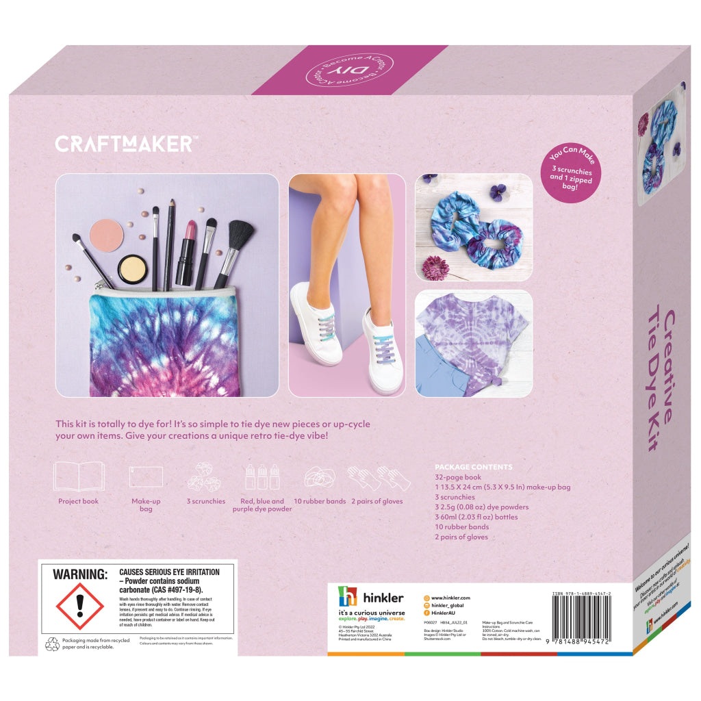 Hinkler Craft Maker Tie Die Kit - CRAFT MAKER