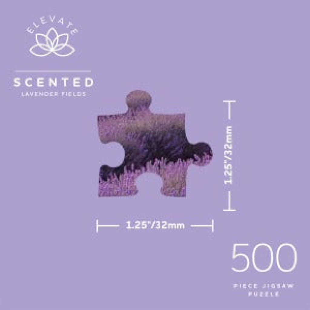 Hinkler Elevate Scented 500Pc Jigsaw: Lavender Fields Junior Jigsaw