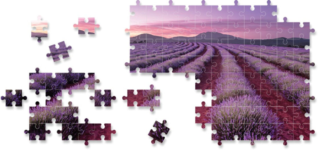 Hinkler Elevate Scented 500Pc Jigsaw: Lavender Fields Junior Jigsaw