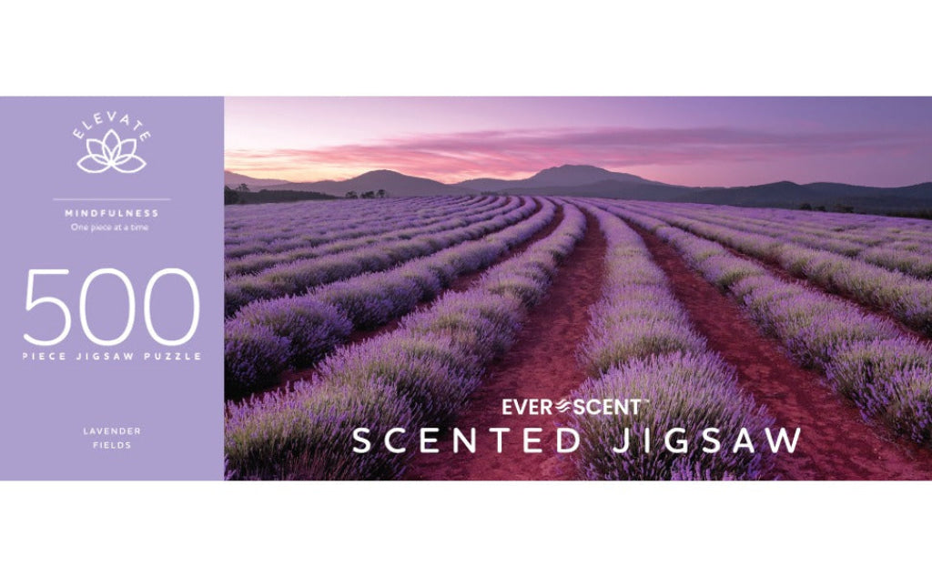 Hinkler Elevate Scented 500Pc Jigsaw: Lavender Fields Junior Jigsaw