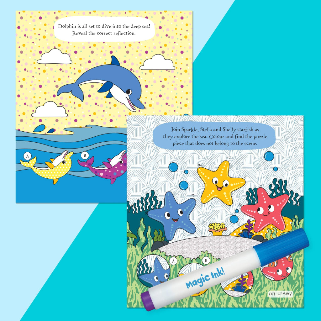 Hinkler Inkredibles: Adorable Axolotls Magic Ink Pictures Inkredibles