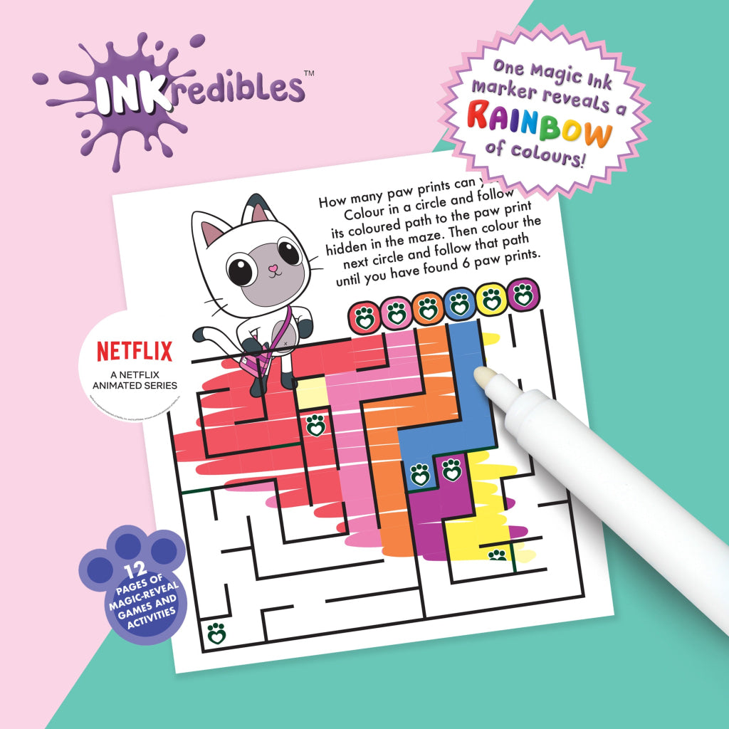 Hinkler Inkredibles: Gabby’s Dollhouse Magic Ink Inkredibles