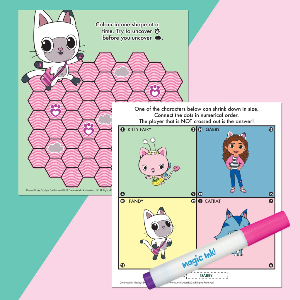 Hinkler Inkredibles: Gabby’s Dollhouse Magic Ink Inkredibles