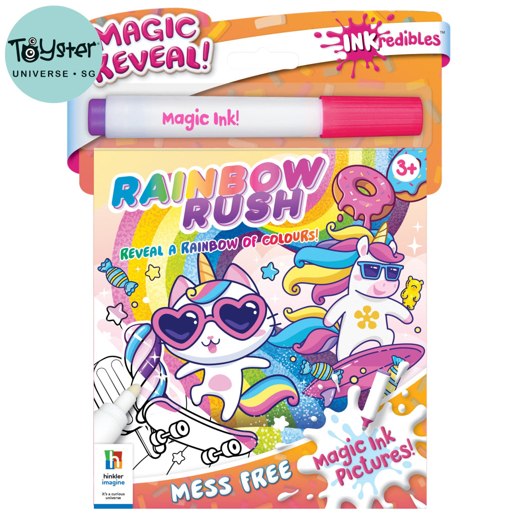 Hinkler Inkredibles: Invisible Ink Rainbow Rush Inkredibles