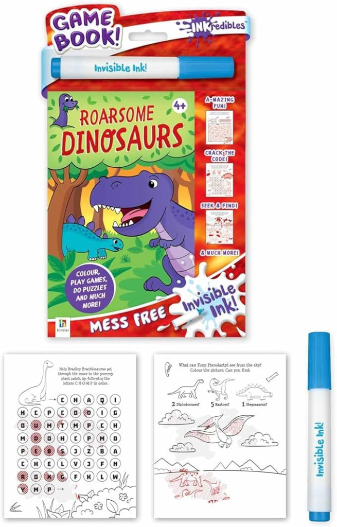 Hinkler Inkredibles: Invisible Ink Roarsome Dinosaurs Inkredibles