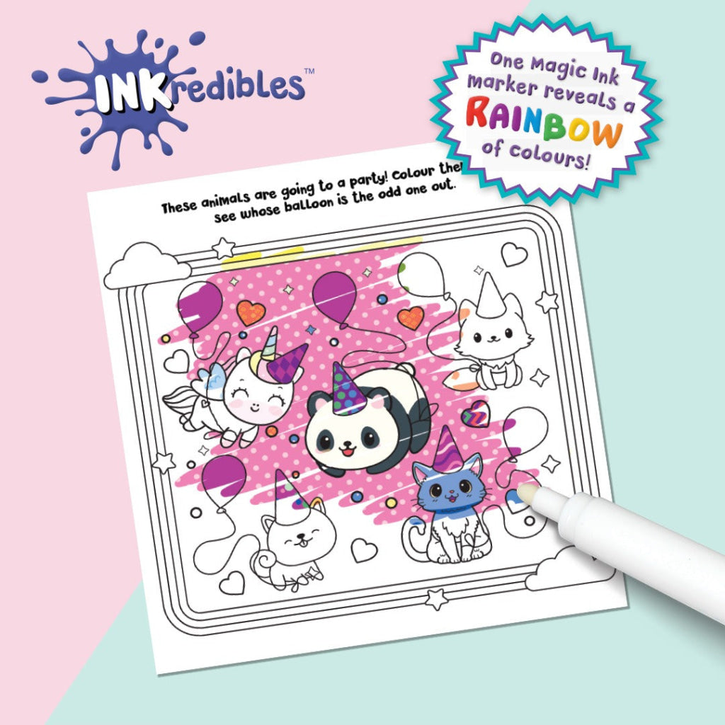 Hinkler Inkredibles: Kawaii Magic Ink Pictures Inkredibles