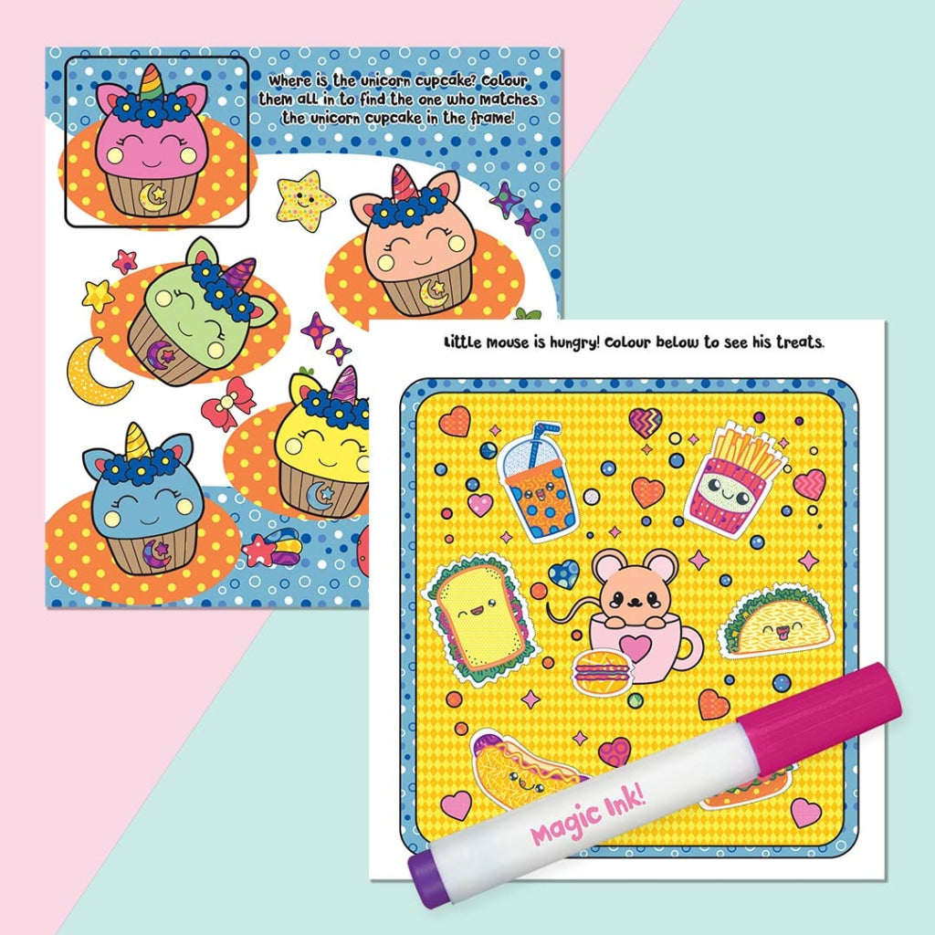 Hinkler Inkredibles: Kawaii Magic Ink Pictures Inkredibles