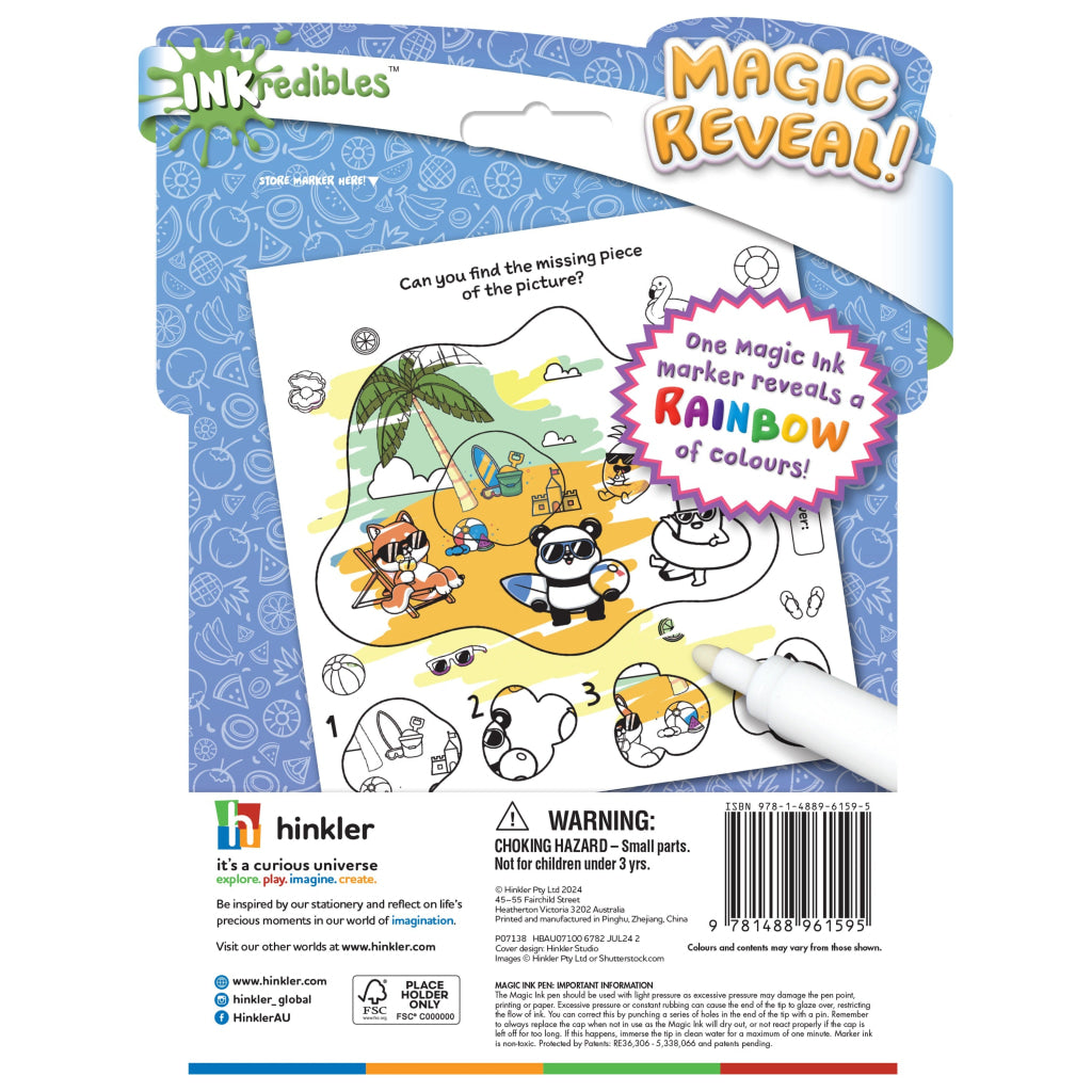 Hinkler Inkredibles: Magic Ink Tutti Frutti - Inkredibles