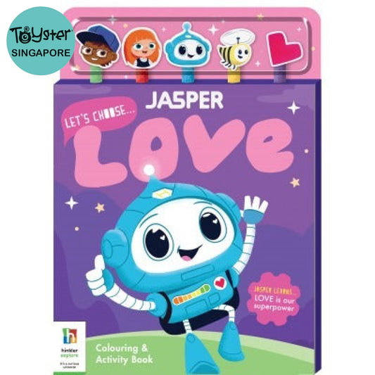 Hinkler Jasper: Let’s Choose... Love Colouring And Activity Book Hinkler