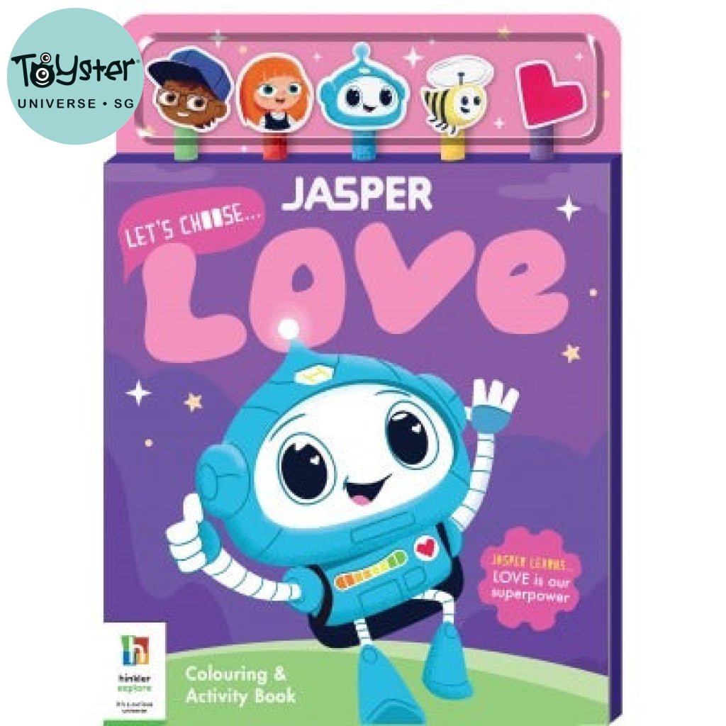 Hinkler Jasper: Let’s Choose... Love Colouring And Activity Book Hinkler