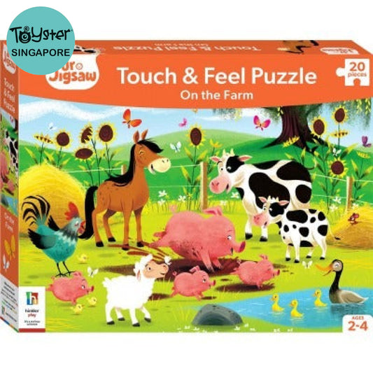 Hinkler Junior Jigsaw Touch And Feel On The Farm Junior Jigsaw