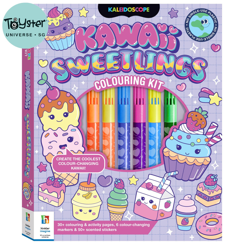 Hinkler Kaleidoscope Colouring Kawaii Sweetlings Kit HINKLER