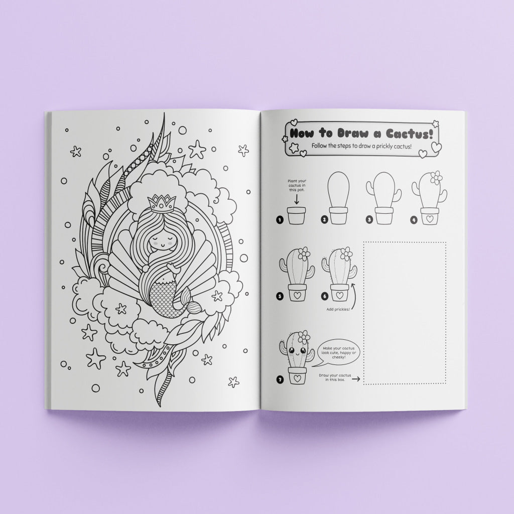 Hinkler Kaleidoscope Colouring: Kawaii Ultimate Activity Kit Hinkler