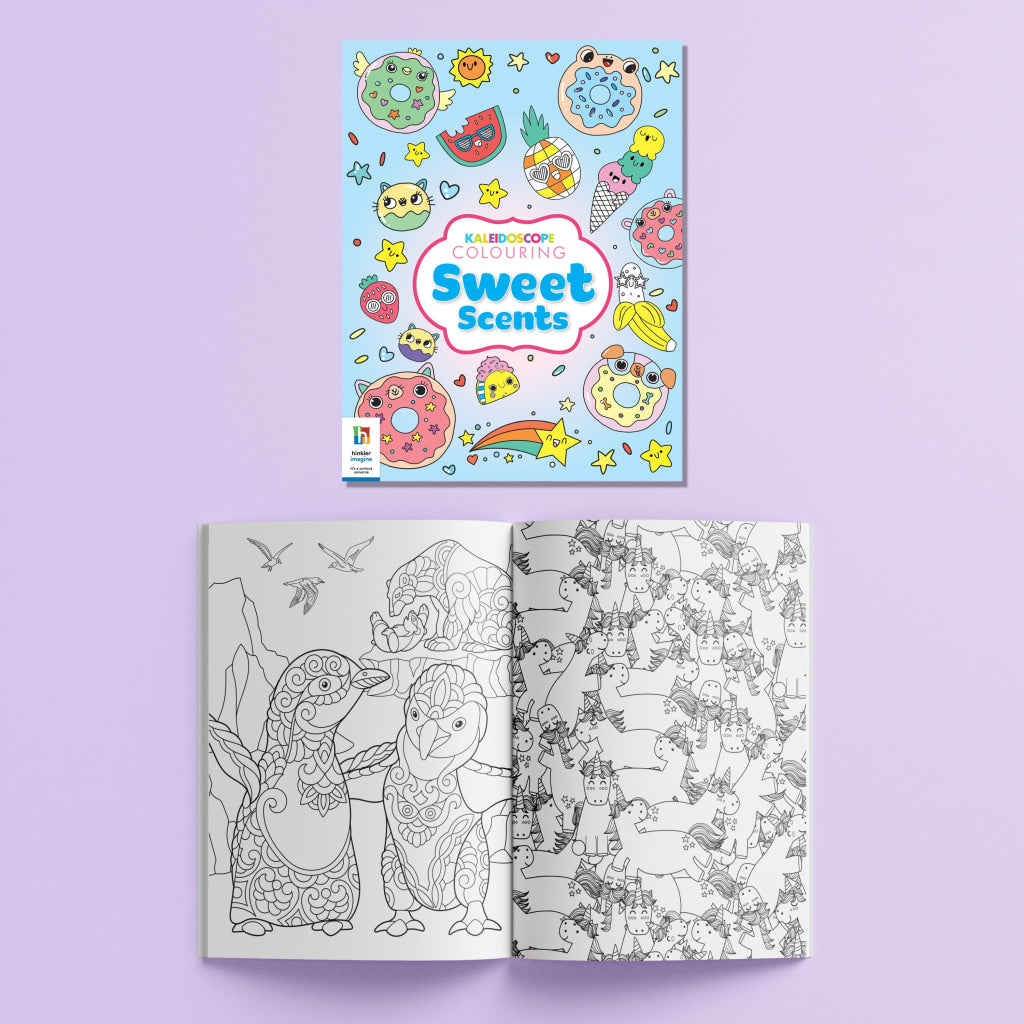 Hinkler Kaleidoscope Colouring: Kawaii Ultimate Activity Kit Hinkler