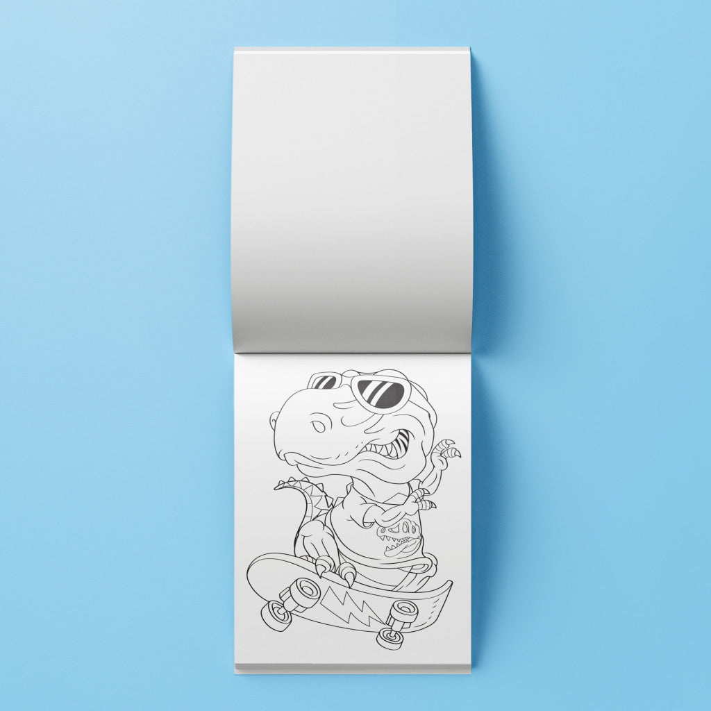 Hinkler Kaleidoscope Dino Disco Colouring Kit HINKLER