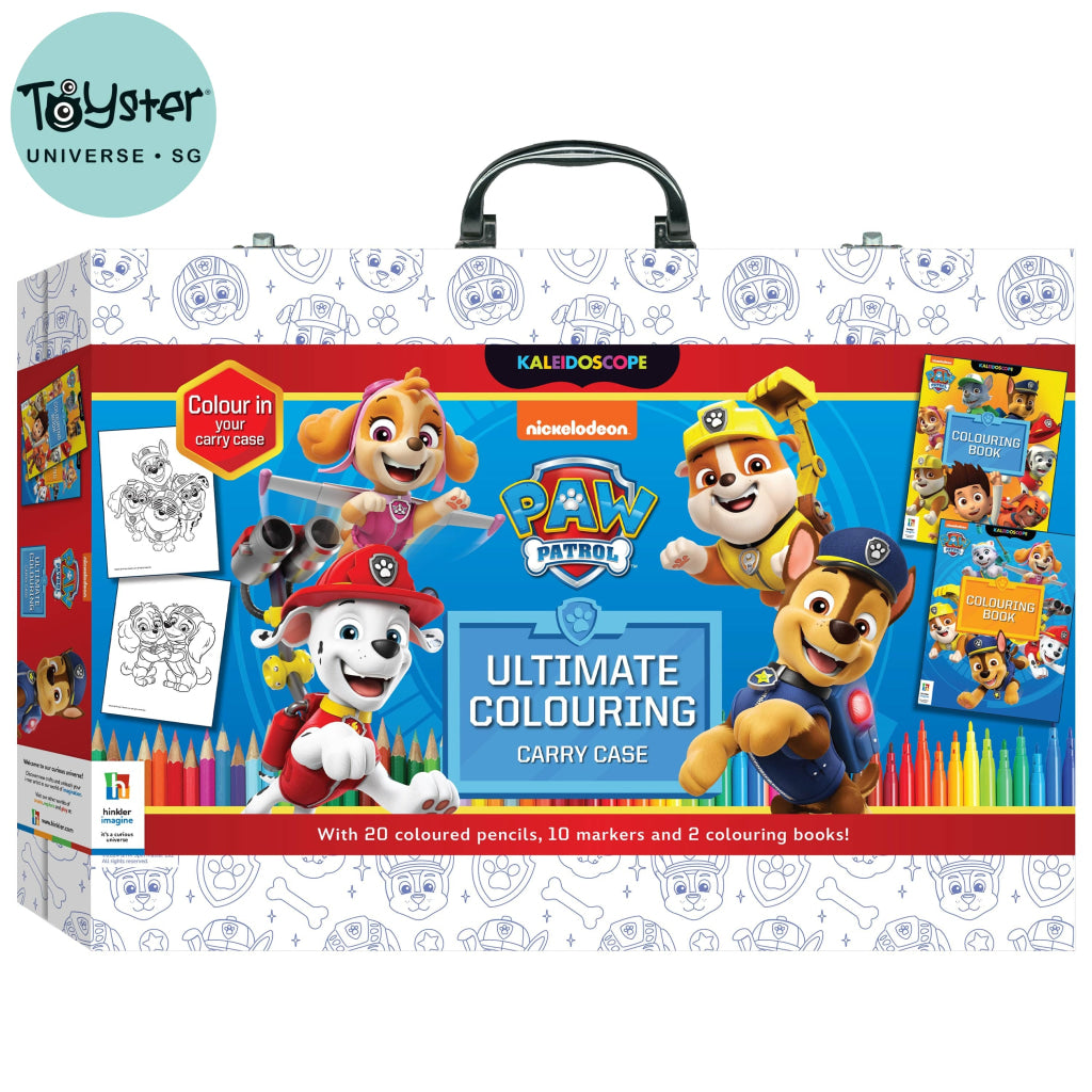 Hinkler Kaleidoscope Paw Patrol Ultimate Colouring Carry Case HINKLER