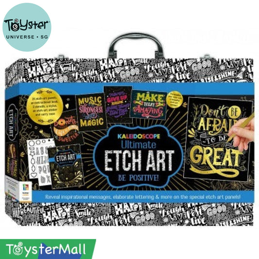 Hinkler Kaleidoscope Ultimate Etch Art Carry Case: Be Positive Hinkler
