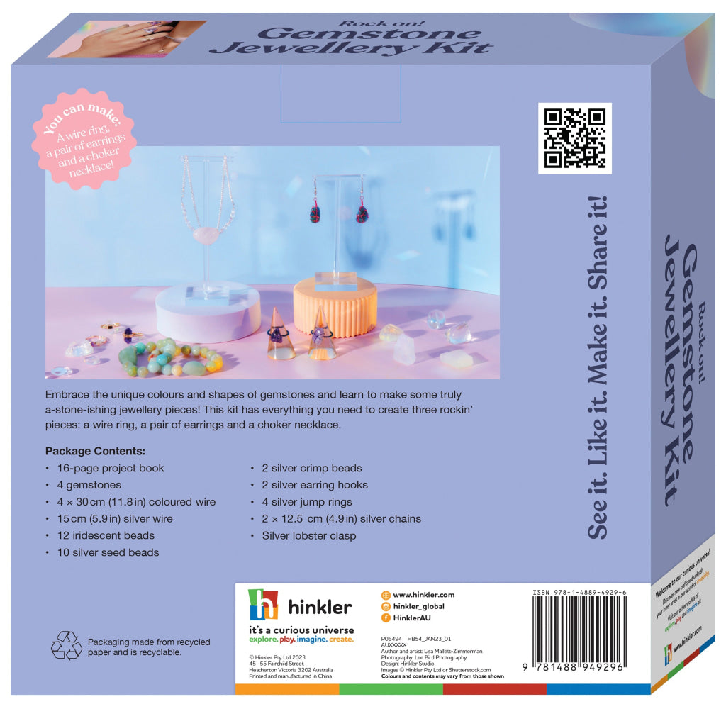 Hinkler Omc! Gemstone Jewellery Kit