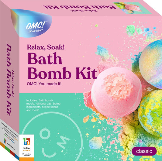 Hinkler Omc! Relax Soak! Bath Bomb Kit