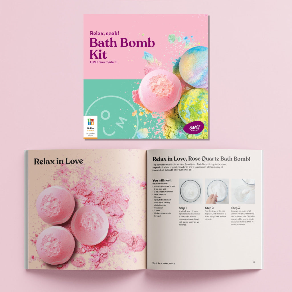 Hinkler Omc! Relax Soak! Bath Bomb Kit