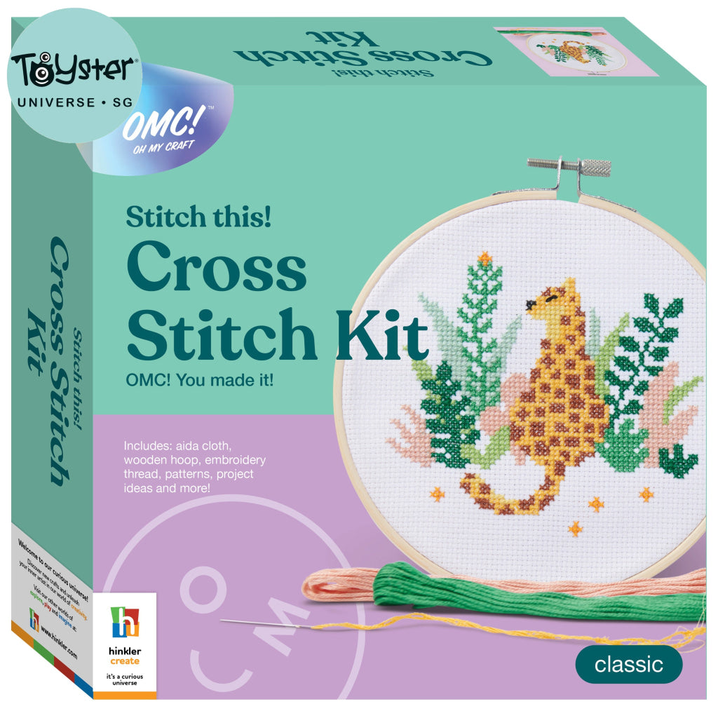 Hinkler Omc! Stitch This Cross-Stitch Kit