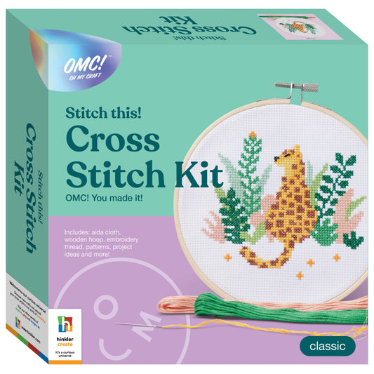 Hinkler Omc! Stitch This Cross-Stitch Kit