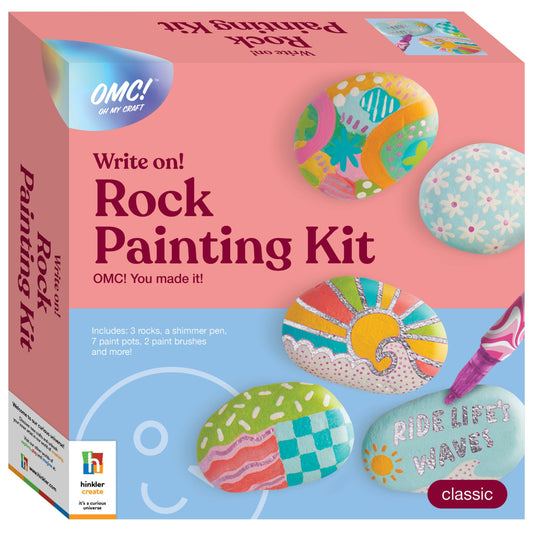 Hinkler Omc! Write On! Rock Painting Kit