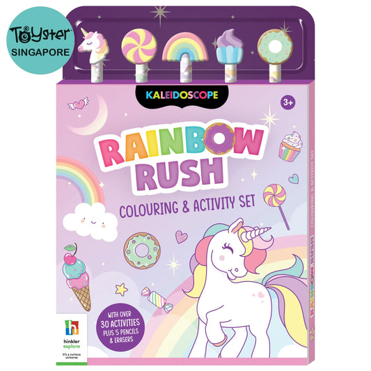 Hinkler Rainbow Rush Colouring & Activity Set Unbinders