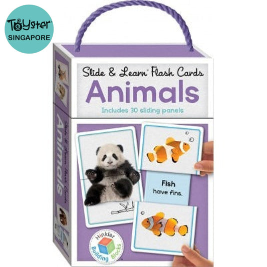 Hinkler Slide & Learn Flashcards Animals Flash Cards