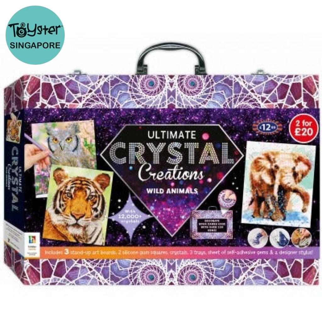 Hinkler Ultimate Crystal Creations Carry Case: Amazing Animals Hinkler