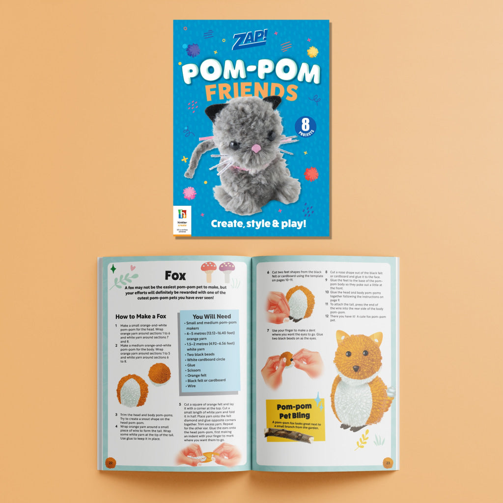 Hinkler Zap Pom-Pom Friends