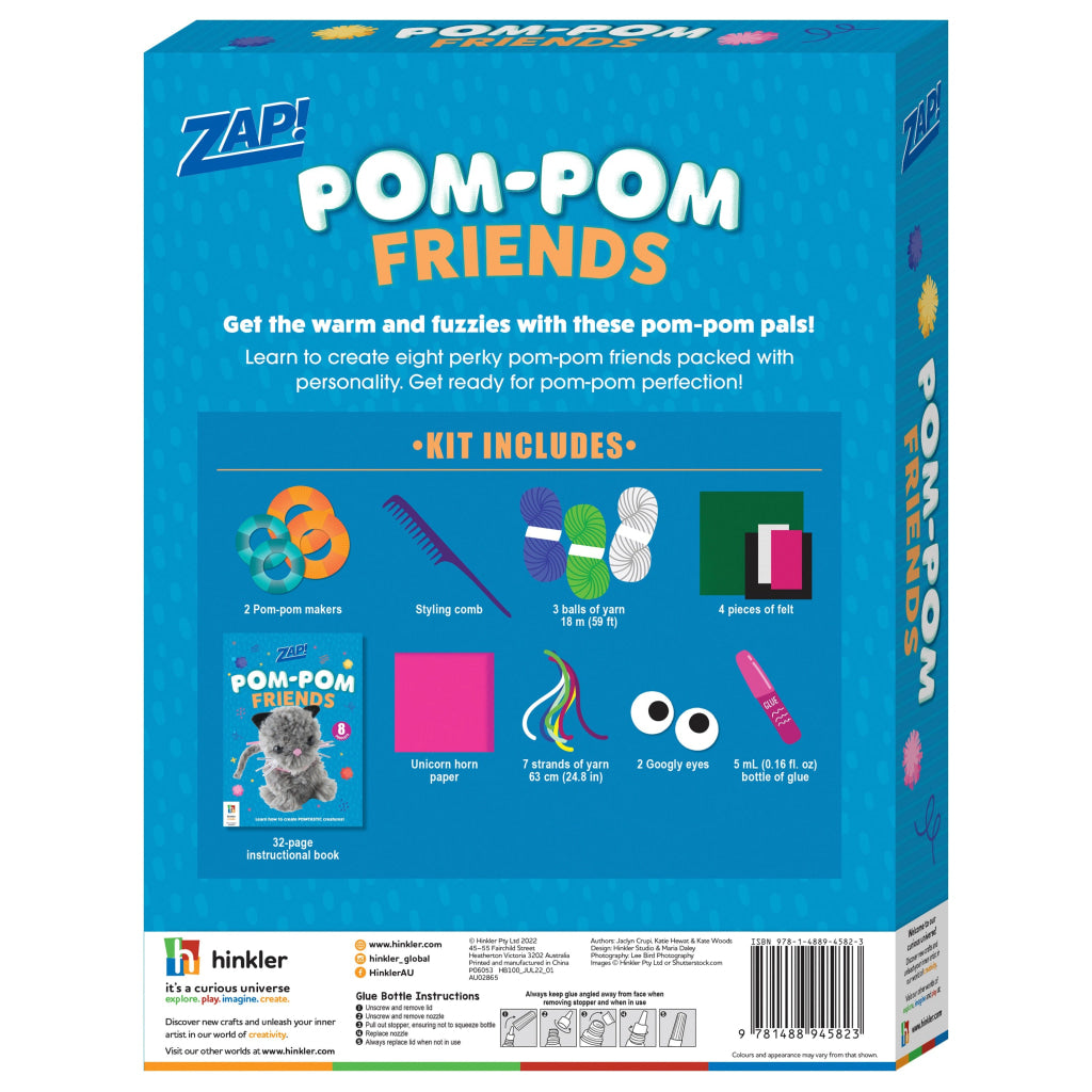Hinkler Zap Pom-Pom Friends