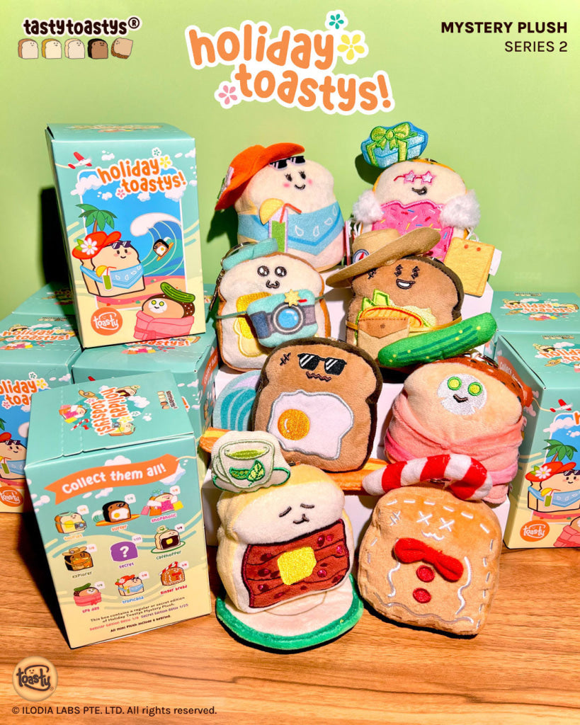 Holiday Toastys: Mystery Plush Series 2 - 1 x Set (8 Designs)
