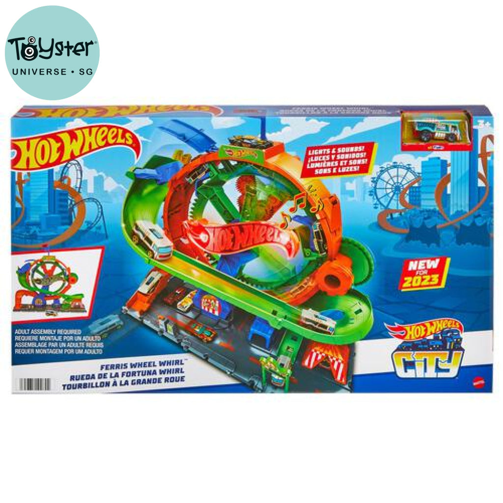 Hot Wheels City Ecl Themed Set - Ferris Wheel Whirl