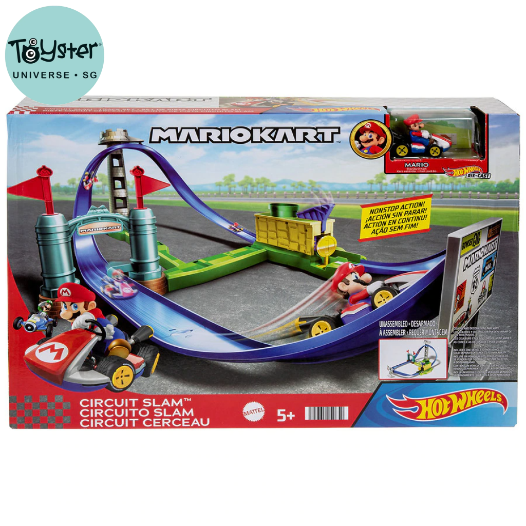 Hot Wheels Mariokart Circuit Slam Track Set
