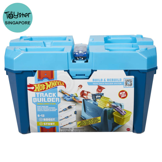 Hot Wheels Track Builder Unlimited Stunt Crash Box Play Set