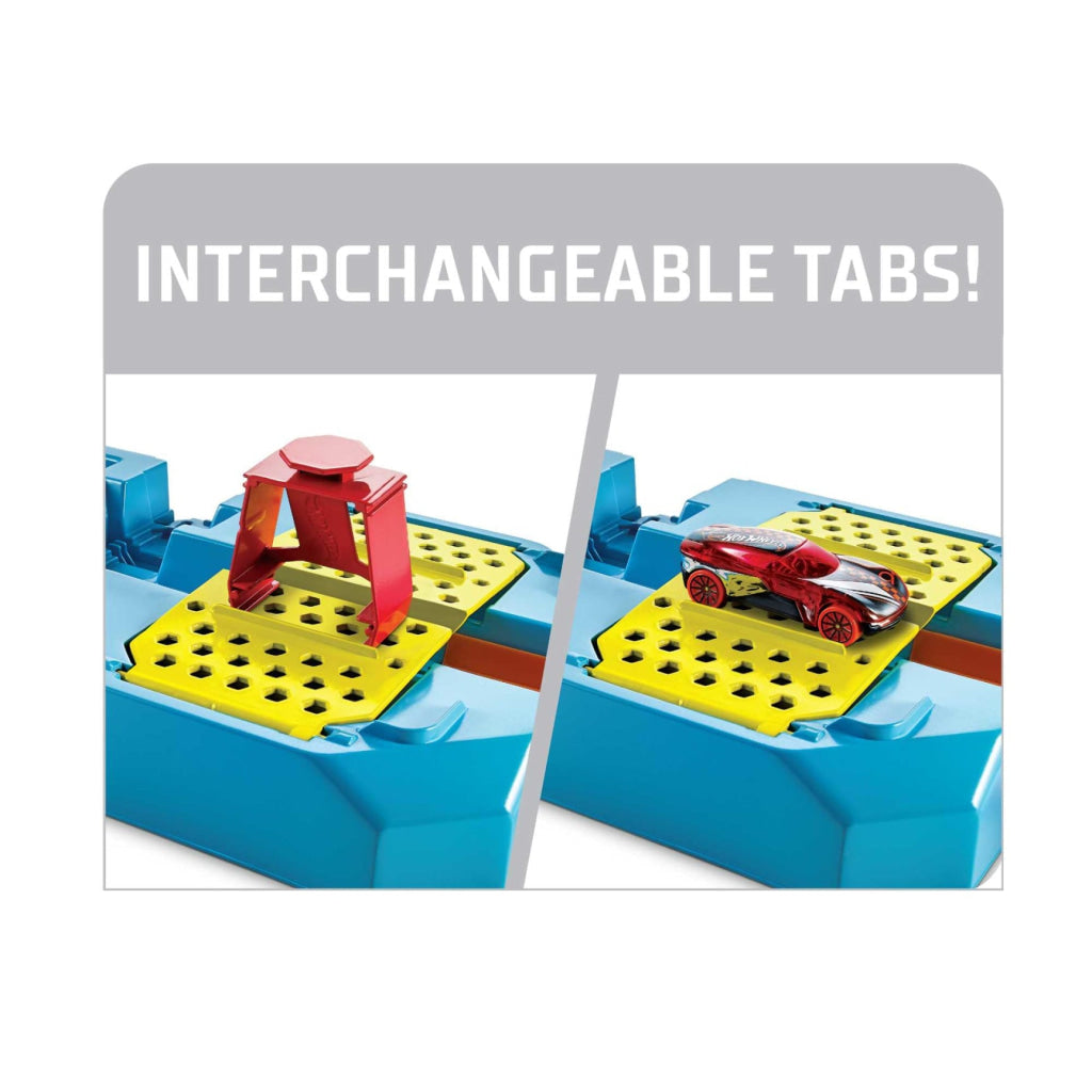 Hot Wheels Track Builder Unlimited Stunt Crash Box Play Set